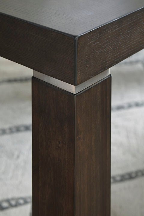 Transitional 4-Legged Dining Table in Espresso - HER Home Design Boutique